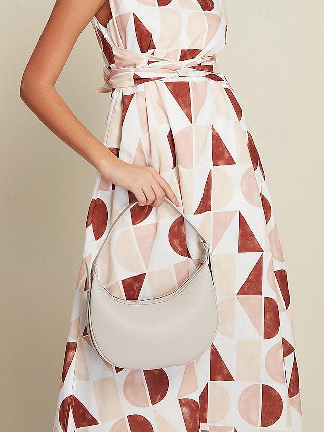 Crescent Elegant Shoulder White - Bag Women's Stylish