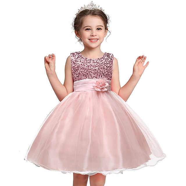 Party Wedding Girl Girls' Flower Dress