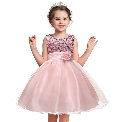 Party Wedding Girl Girls' Flower Dress