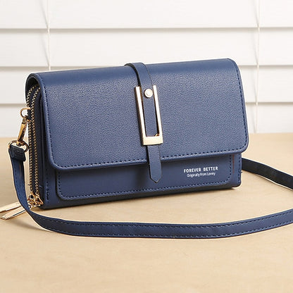 PU Crossbody Phone Bag Mobile Leather Women's Wallet