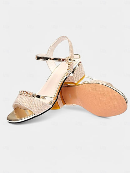 Elegant Silver for Sandals - Shoes Heeled Women Rhinestone