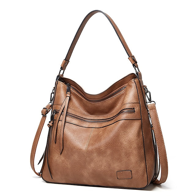 Bag PU Crossbody Women's Leather Shoulder Hobo Tote