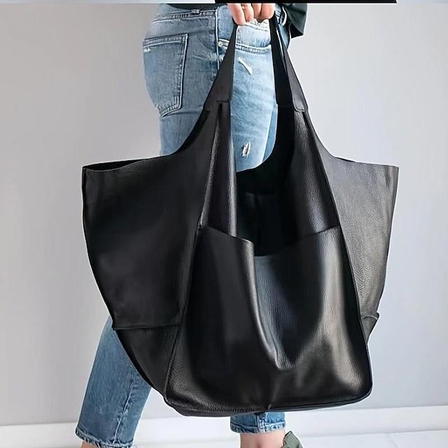 Women's Men's PU Party Leather Bag Shoulder Handbag