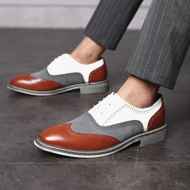Spectator Wingtip Gatsby-Inspired Oxford in Men's Shoes