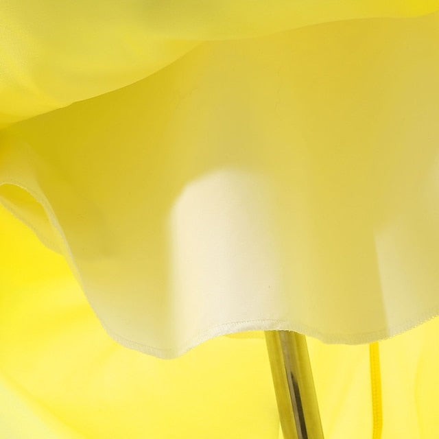 Dress Tiana Princess Girl Bell Flower Tinker Theme Fairytale