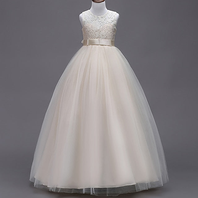 Girls' Flower Girl Party Dress Evening Gown