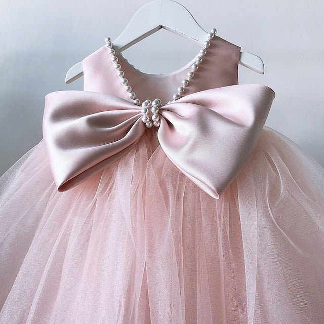 Princess Flower Wedding Girl Party Girls' Dress