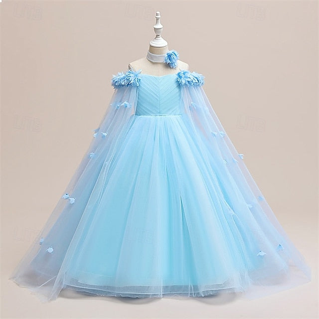 Princess Girl Flower Kid's Dress Girls'