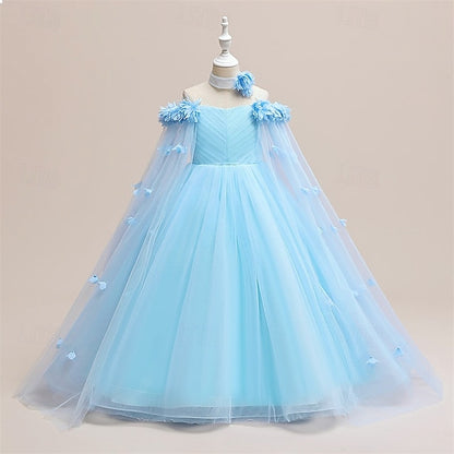 Princess Girl Flower Kid's Dress Girls'