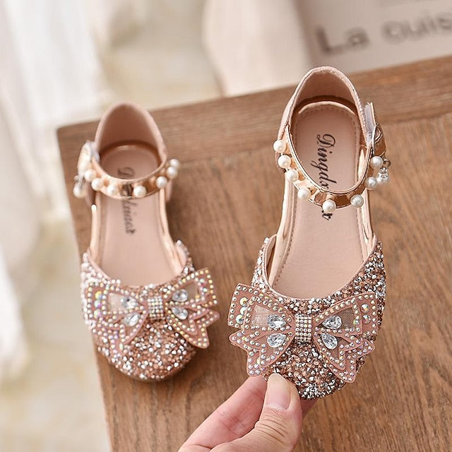 PU Heel Girls' Daily Shoes Glitter Glitters Heels