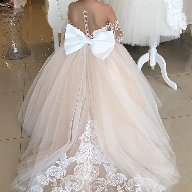 Dress Girls' Kid's Girl Princess Flower