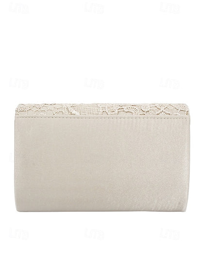 Lace with Chain Bag Women's Evening Strap Clutch