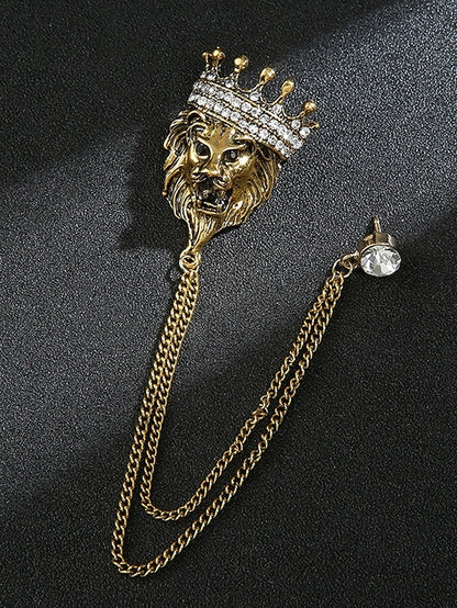 Men's with Lapel Pin Christmas Brooch Deer