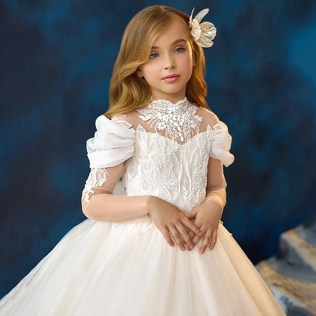 First Party Flower Communion Dress Girl Kids Girls'