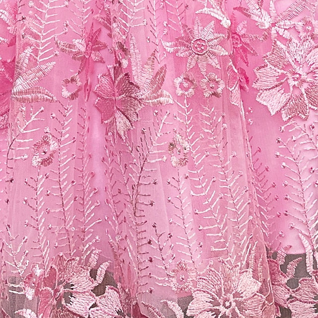 Kids Girl Solid Colored Dress Girls' Flower