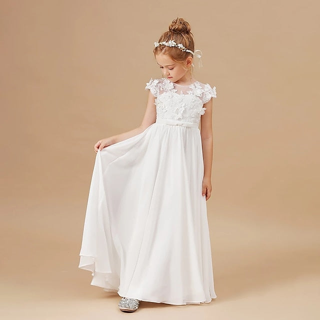 Girl First Dress Communion Flower Princess Girls'