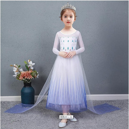 Flower Movie Girl Cosplay Dress Girls' Princess Elsa
