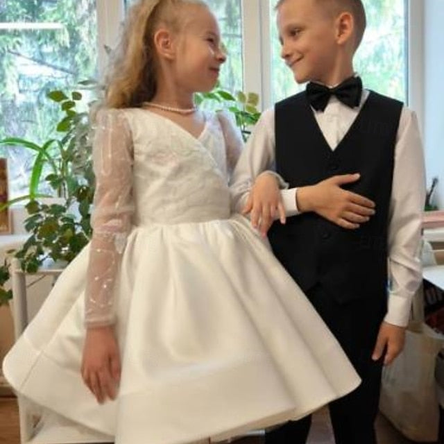 Flower Kids Party Dress Girls' Communion Girl First