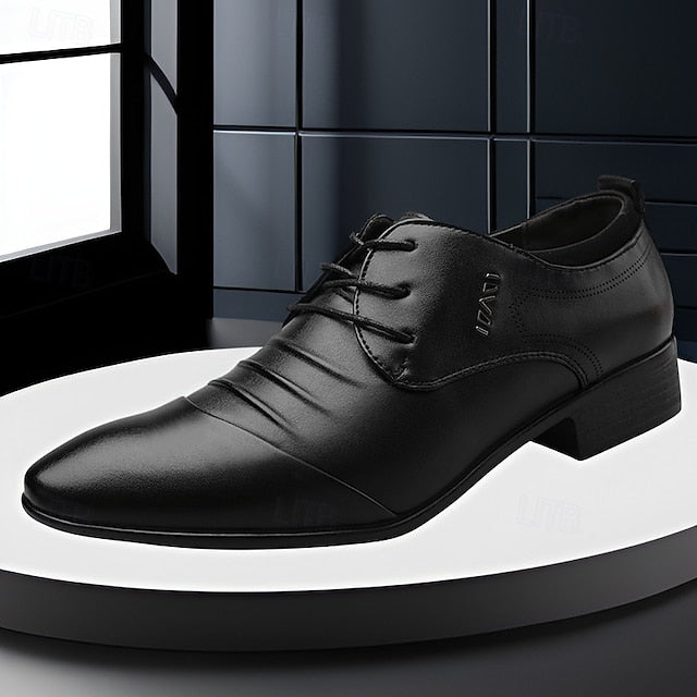 Elegant Lace-Up for Shoes - Men's White Formal