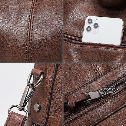 Bag PU Crossbody Women's Leather Shoulder Hobo Tote