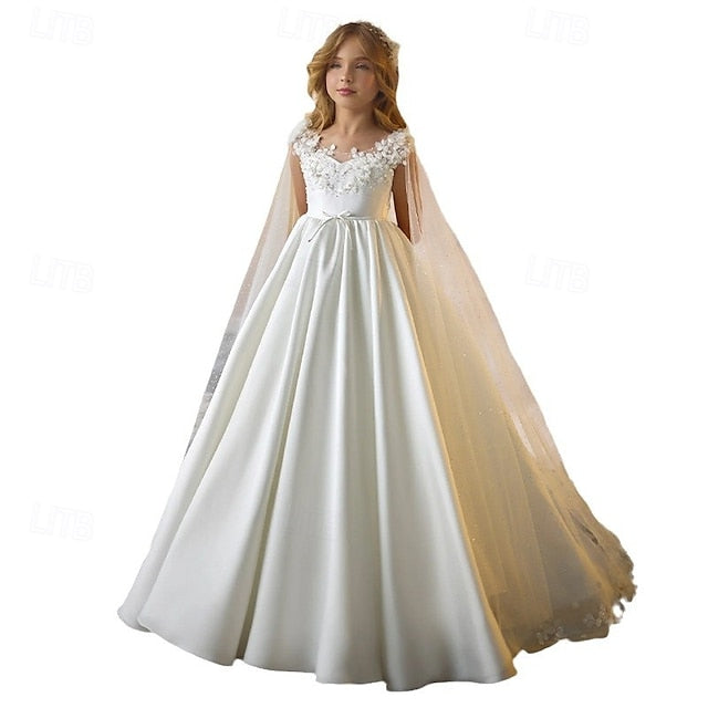 Communion Flower Formal First Dress Girls' Girl