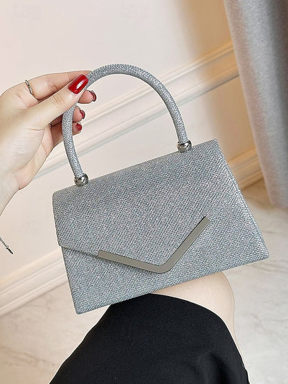 Glitter Chain Strap Bag Evening with Women's Clutch –