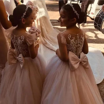 Girls' Dress First Party Girl Communion Flower