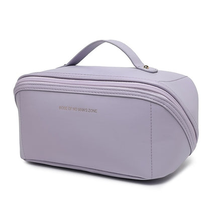 Women's Cosmetic Makeup Handbag Leather PU Bag Travel