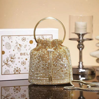 Women's PU Bag Chain Clutch Evening Wedding Leather Party