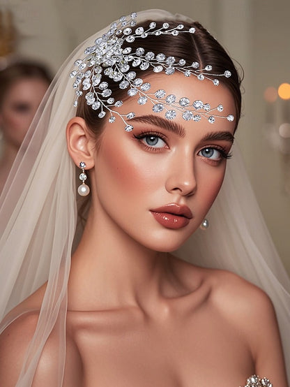 Rhinestone – Accessory Hair Bridal Elegant and Crystal Flower