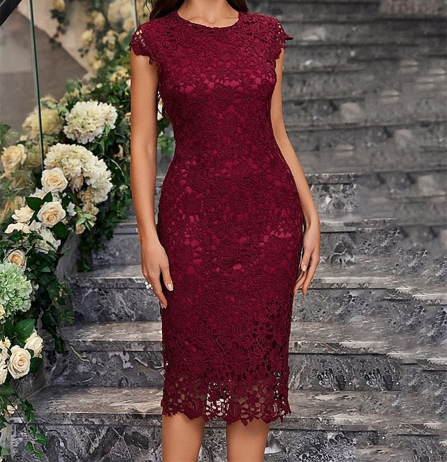 Elegant of Crew Bride Mother the Party Dress Minimalist