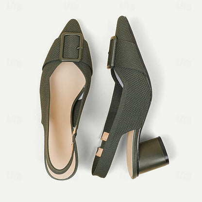 Plus Size Outdoor Flyknit Women's Shoes Heels Wedding