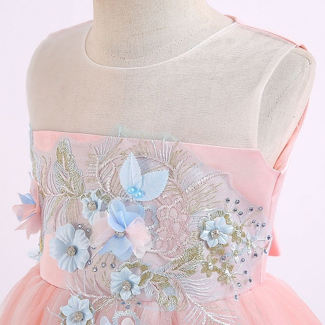 Party Girls' Kids Girl Dress Flower
