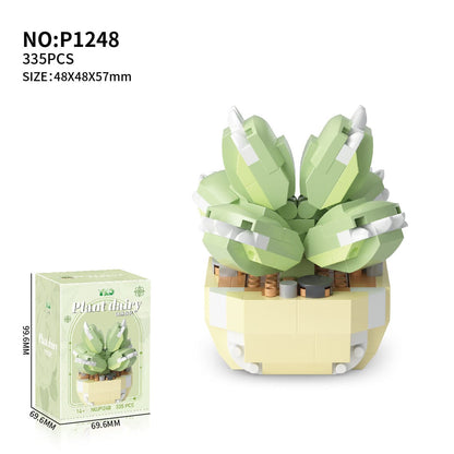 Blocs de construction pour assemblage de plantes succulentes GEM029