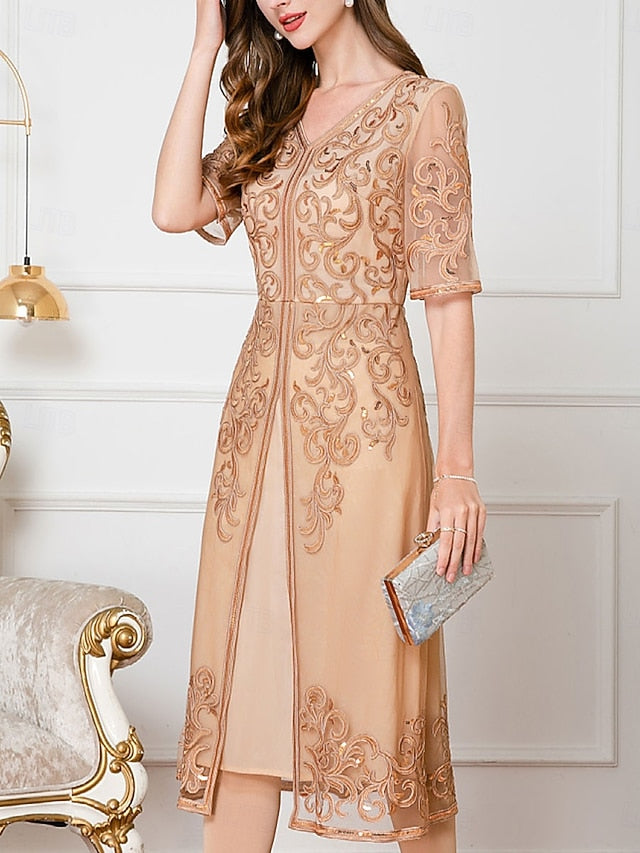 Dress the Chinese Guest Elegant of Bride Mother Wedding