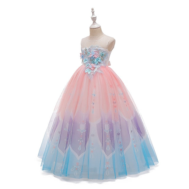 Party Girls' Kids Girl Dress Flower
