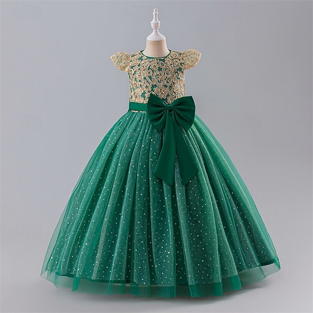 Kid's Girls' Flower Dress Girl Princess