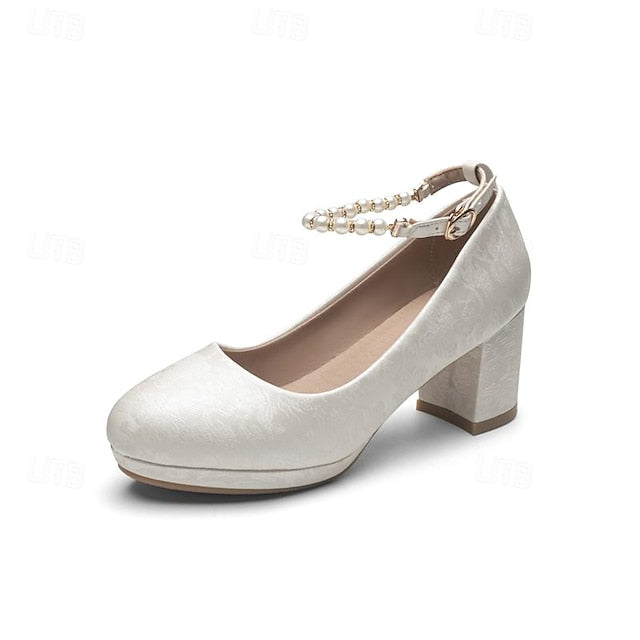 Weddings Shoes White Mary Jane for Girls' Bow - Perfect