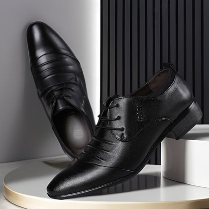 Elegant Lace-Up for Shoes - Men's White Formal