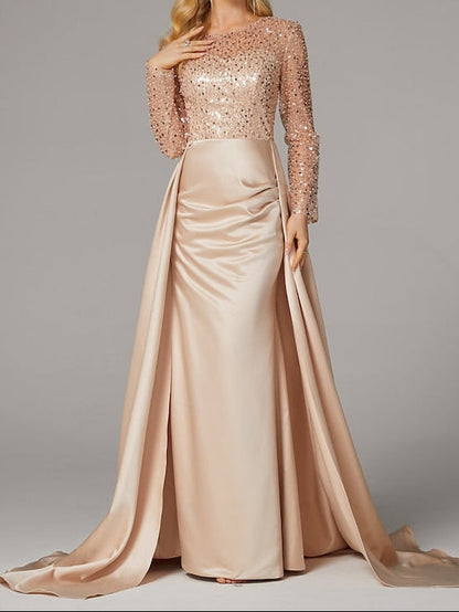 Carnival Masquerade Mermaid Evening Elegant Floor Dress Gown