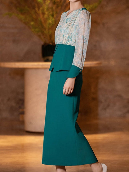 Formal Bride Mother of Sets Elegant Two Dress Piece the