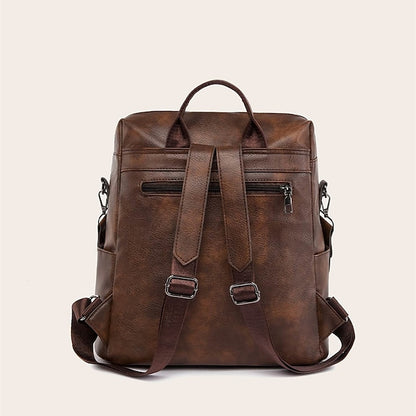 and Vintage Backpack Leather Tassel Purse with Women's Faux