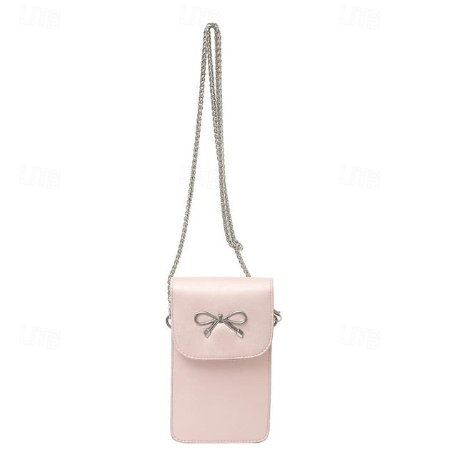 Leather Women's Phone Bag Daily PU Mobile Crossbody