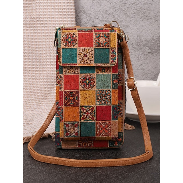 Vintage Bag with Women’s Phone Adjustable Crossbody Boho