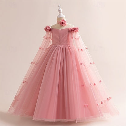 Princess Girl Flower Kid's Dress Girls'