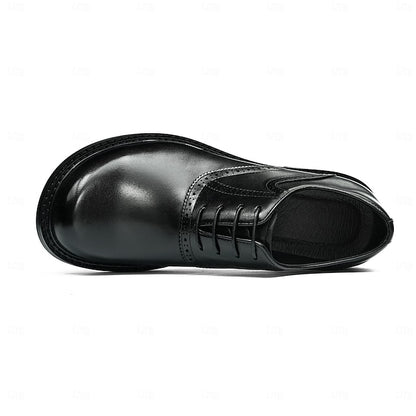 First Genuine Leather Shoes- Layer Men's Oxford