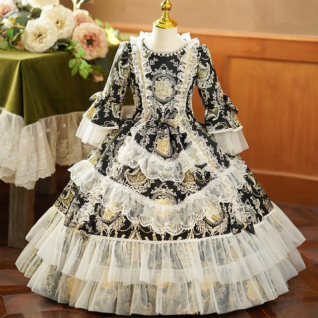 Masquerade Inspired Costume Dress Vintage Rococo Gothic Party