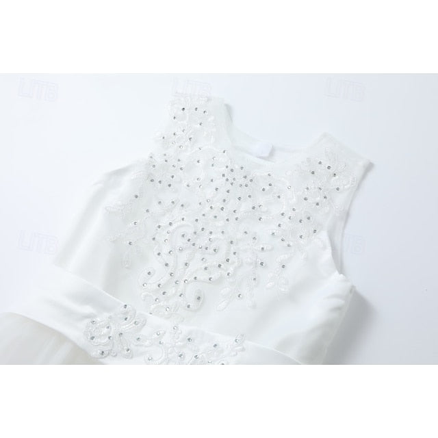 Wedding Girls' Flower Sleeveless Kids Girl Dress