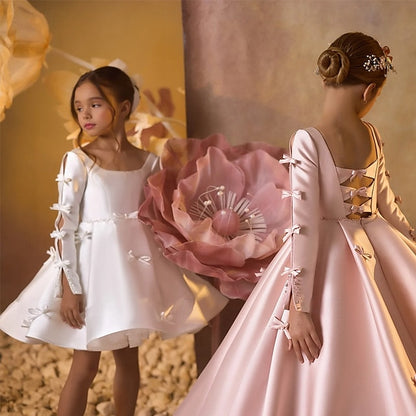 Kids Girls' First Party Dress Flower Communion Girl