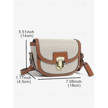 – Bag Trim Vintage Women's Crossbody Leather Small